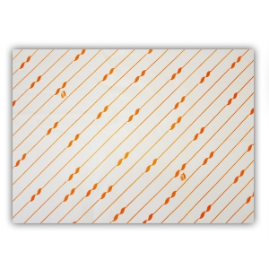 Hamburger Papier Orange 25x33 cm